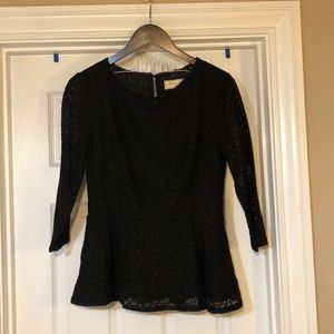 Moulinette Soeurs black lace top